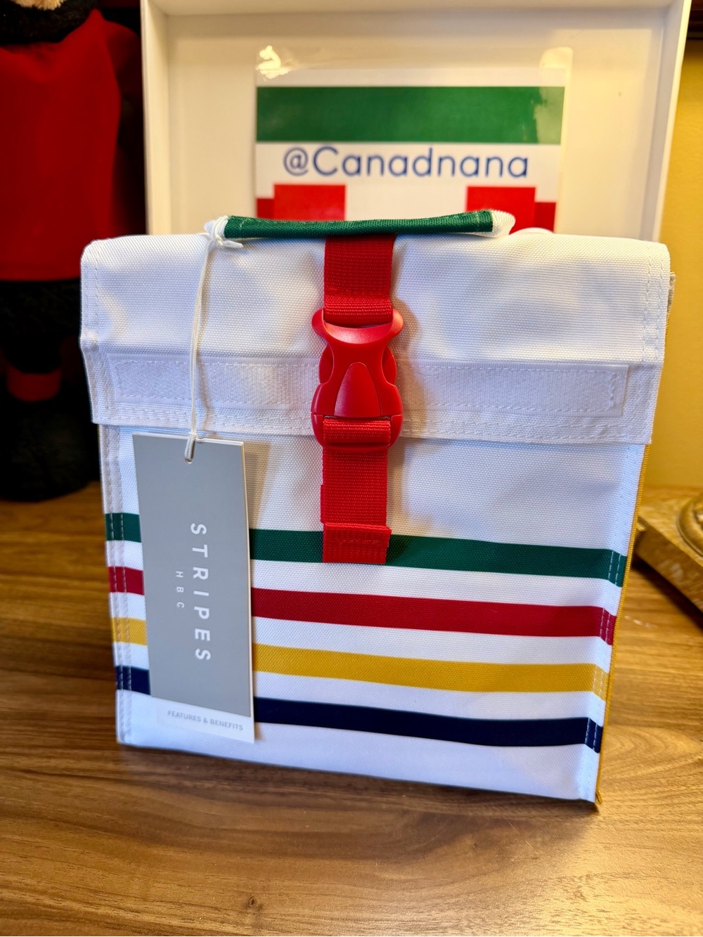HBC STRIPES Multi Pocket Insulated Lunchbag